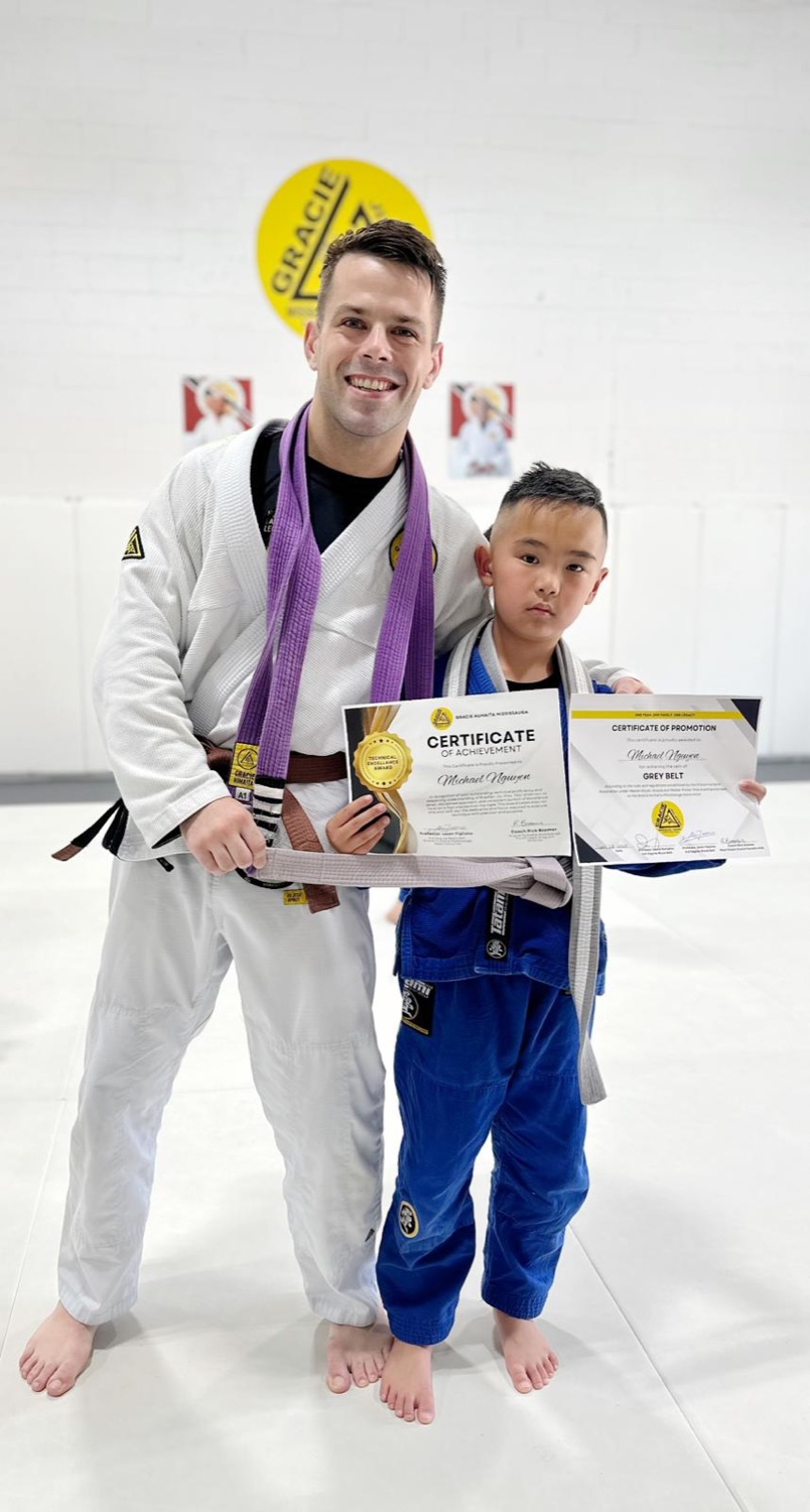 Youth karate class at Canadian Black Belt Academy